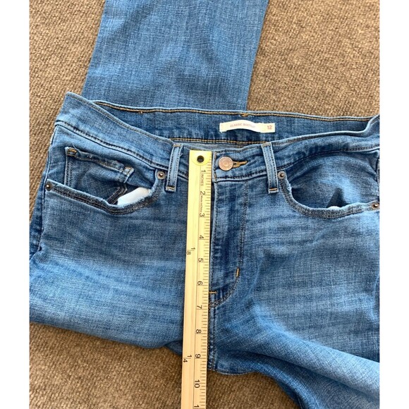 Levis Classic Bootcut Jeans Womens 12 (32x31) Mid Rise Stretch Y2K Denim - Picture 5 of 7